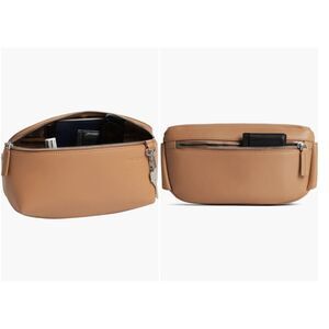 New Monos Metro Sling Belt Bag  Vegan Leather Saddle Tan